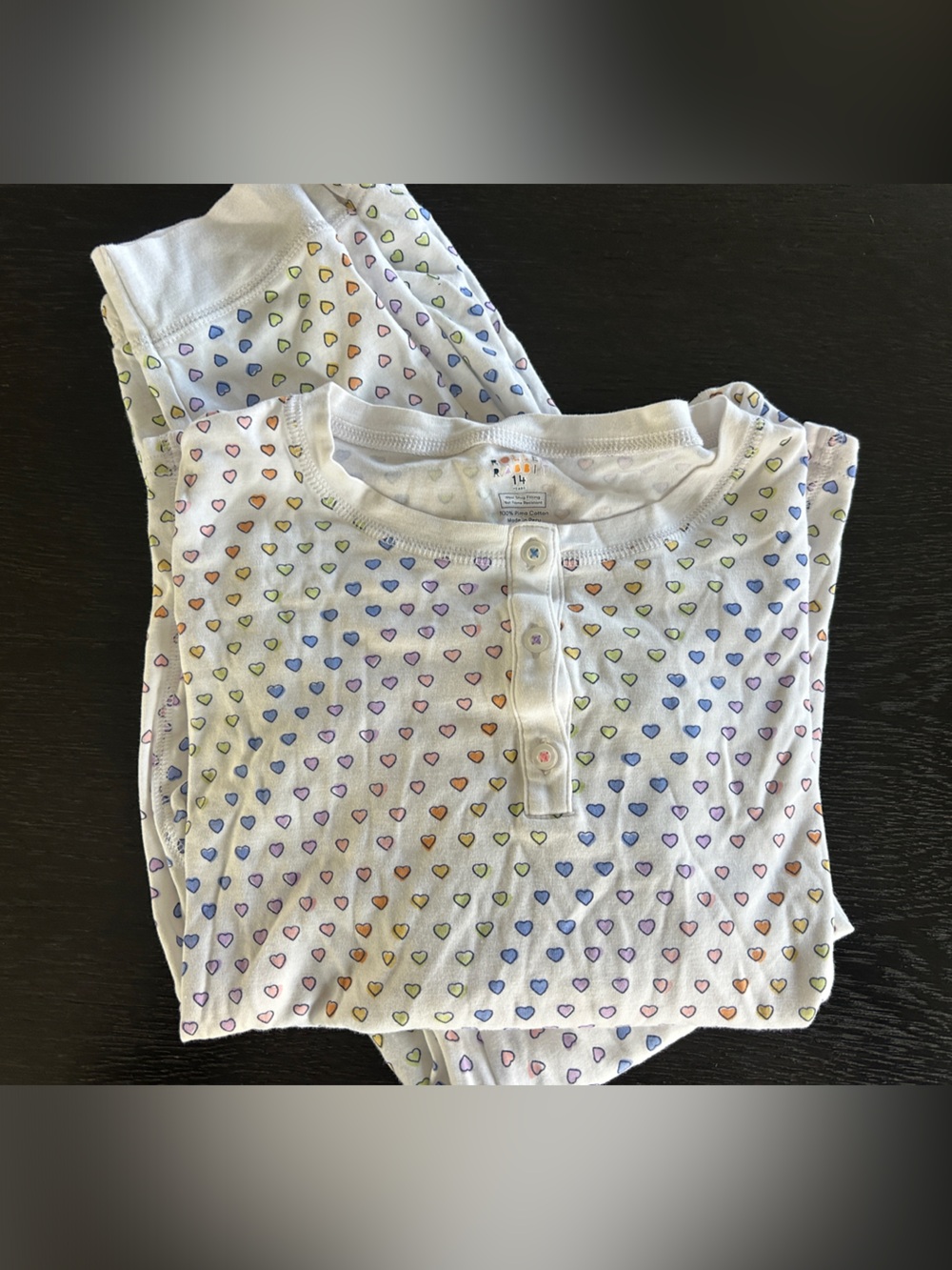 Roller Rabbit Kids Pajamas with Rainbow Heart Print